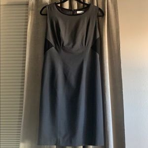 Calvin Klein grey work dress